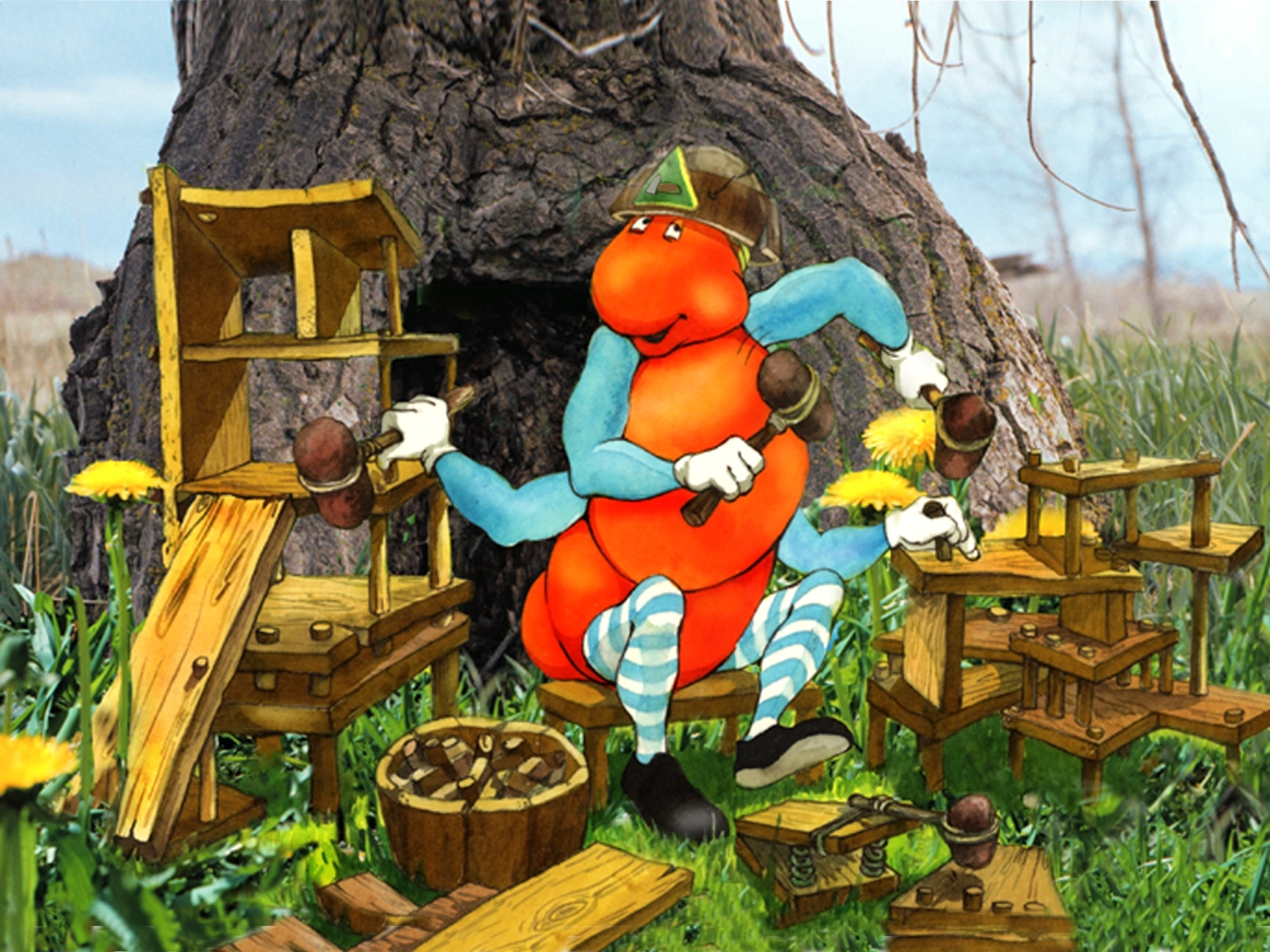 ConstructAnts are part of the G-Crew that work in Ganterville