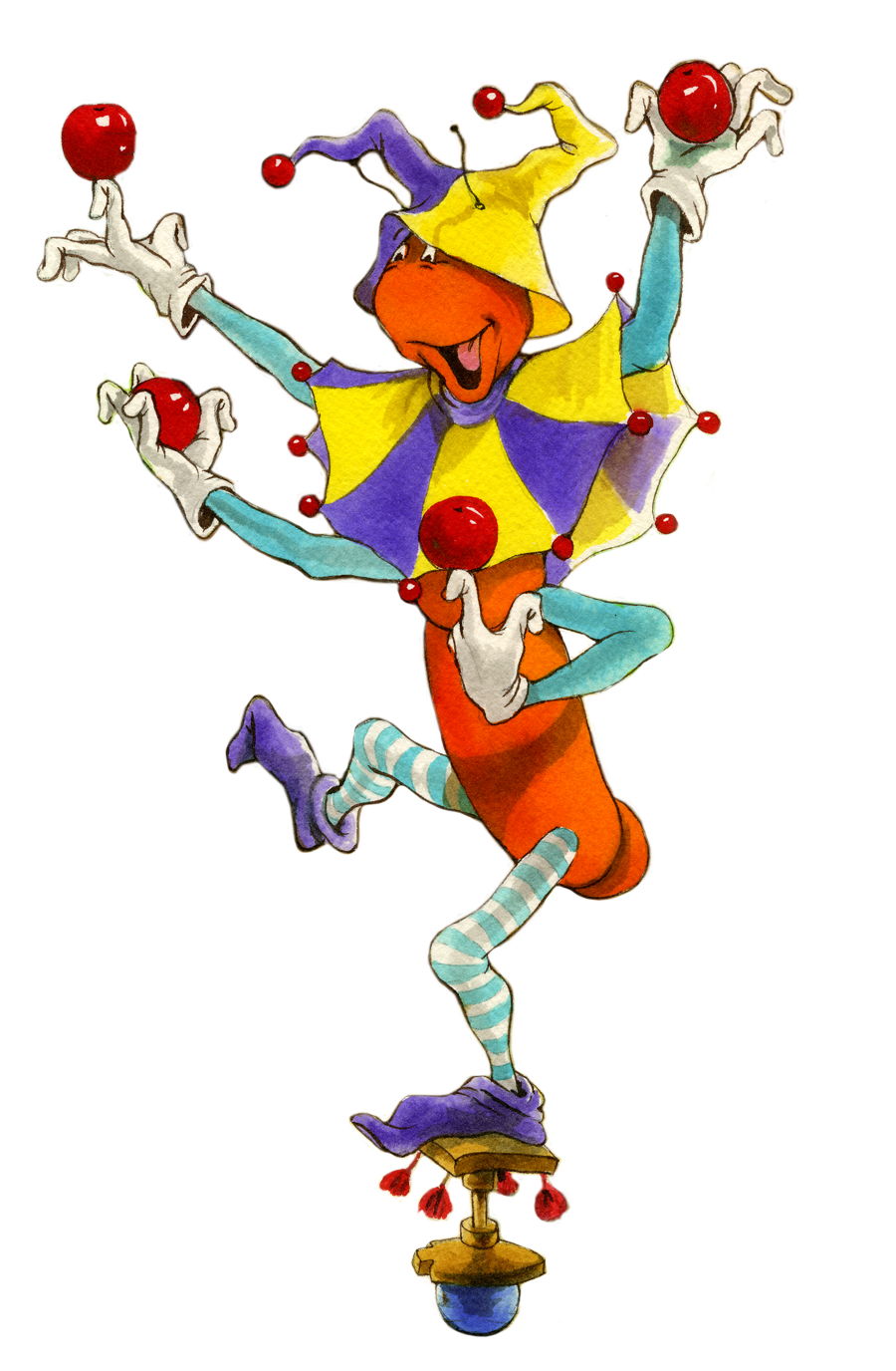 Antik, the Queen’s court jester within the Royal Court of the Gallavants